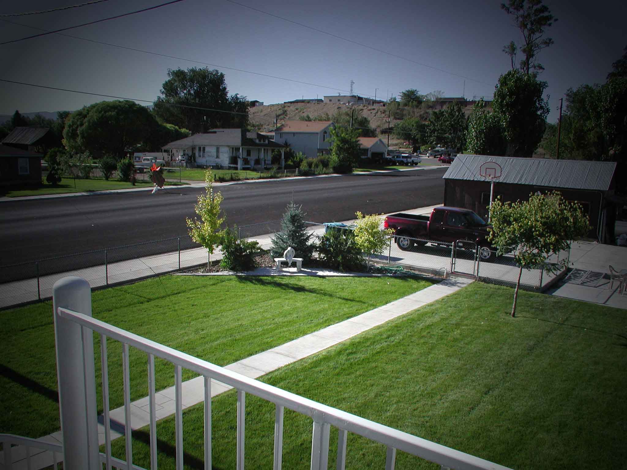 view from patio